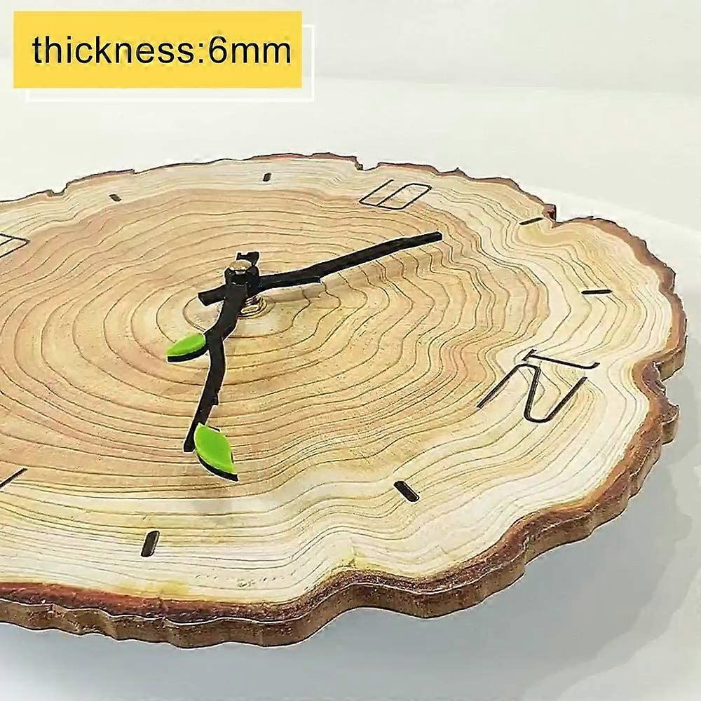 Silent Vintage Wall Clock Wood Wall Clock