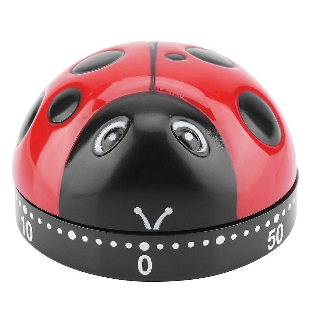 Cute Ladybug Shape Kitchen Timer 60 Minutes Timer with Loud Ring Mechanical Wind-Up Timer Kitchen Cute Ladybug Shape Kitchen Timer 60 Minutes Timer with Loud Ring Mechanical Wind-Up Timer Kitchen