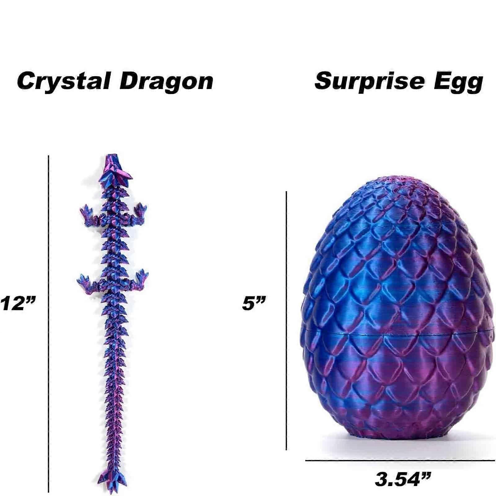 3D Printed Dragon in Egg