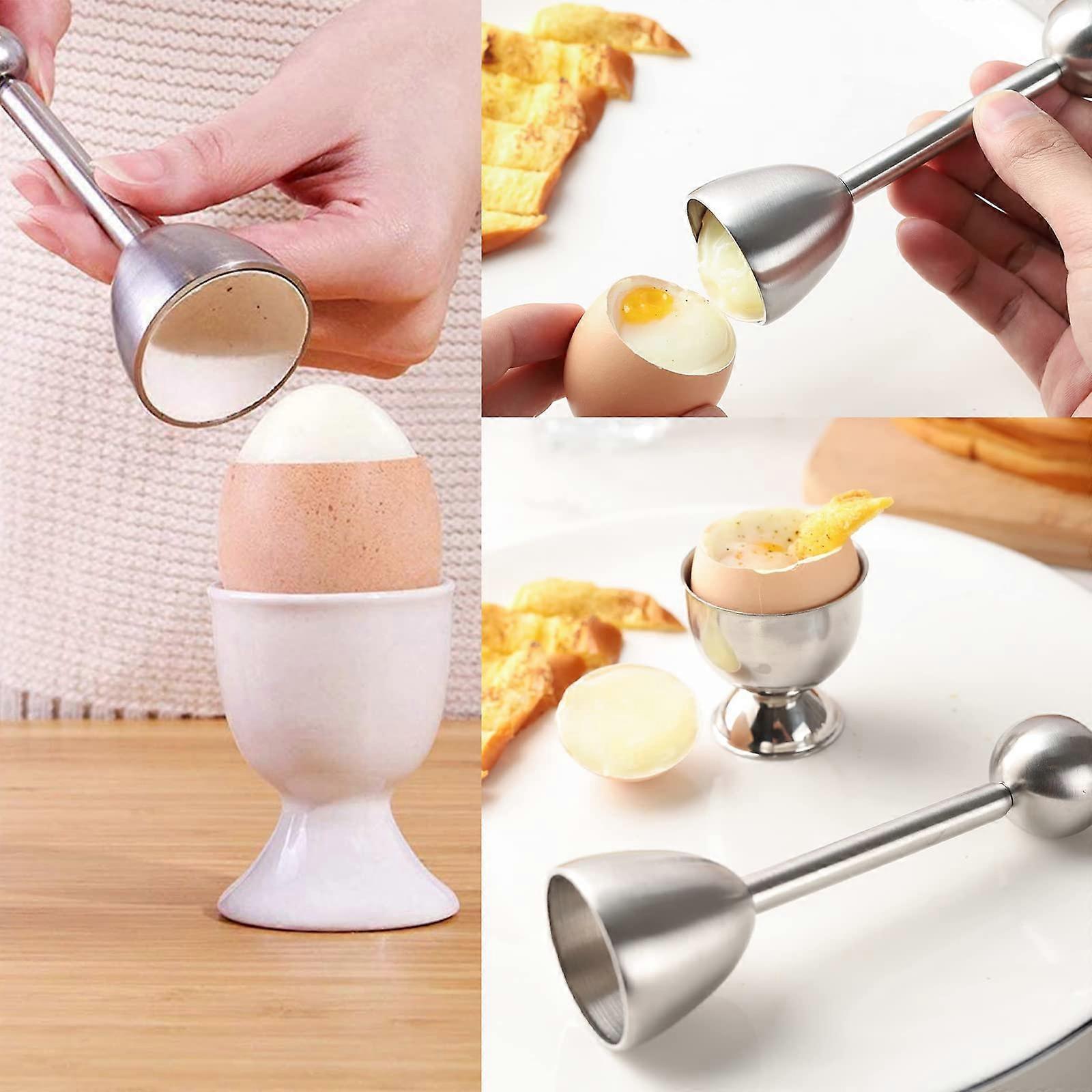 Stainless Steel Egg Topper & Cutter - 13.2 x 3.6 cm