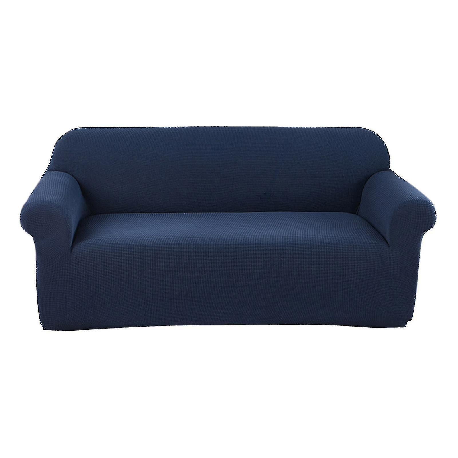 2 Seater Sofa Cushion Cover Sofa Towel Cloth Sofa Slipcover - Dark Blue 2 Seater Sofa Cushion Cover Sofa Towel Cloth Sofa Slipcover - Dark Blue
