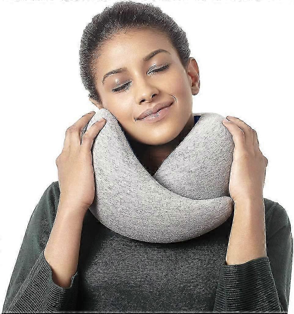 Luxury Memory Foam Travel Pillow - Neck Support for Car