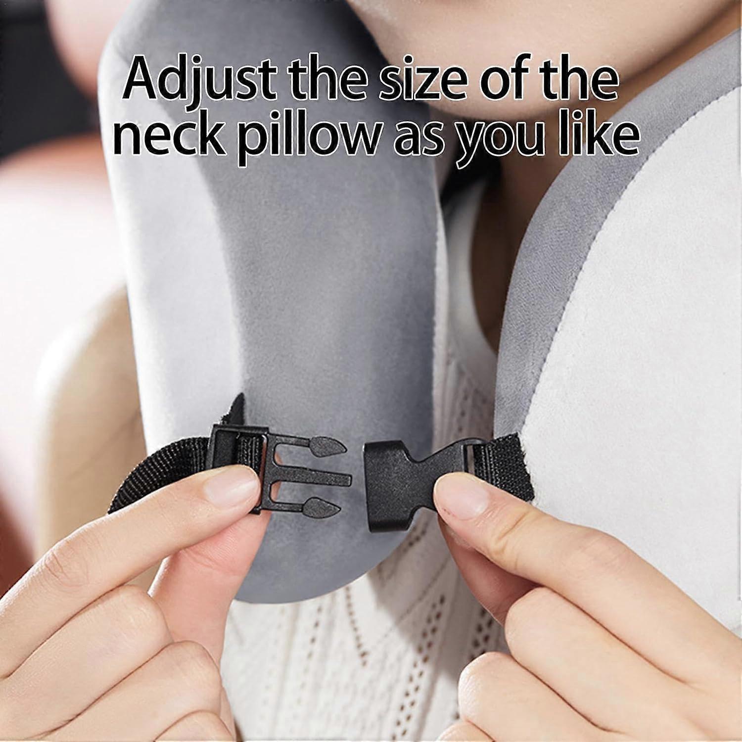 Foam Neck Support Pillow - U-Shaped Travel Pillow for Neck and Spine Alignment