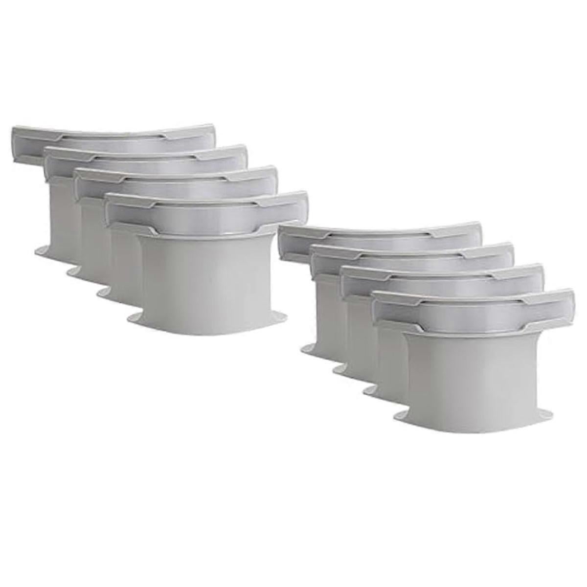 8PCS Lock Bed Sheet Holders, Fitted Sheet Straps for Tight Fit