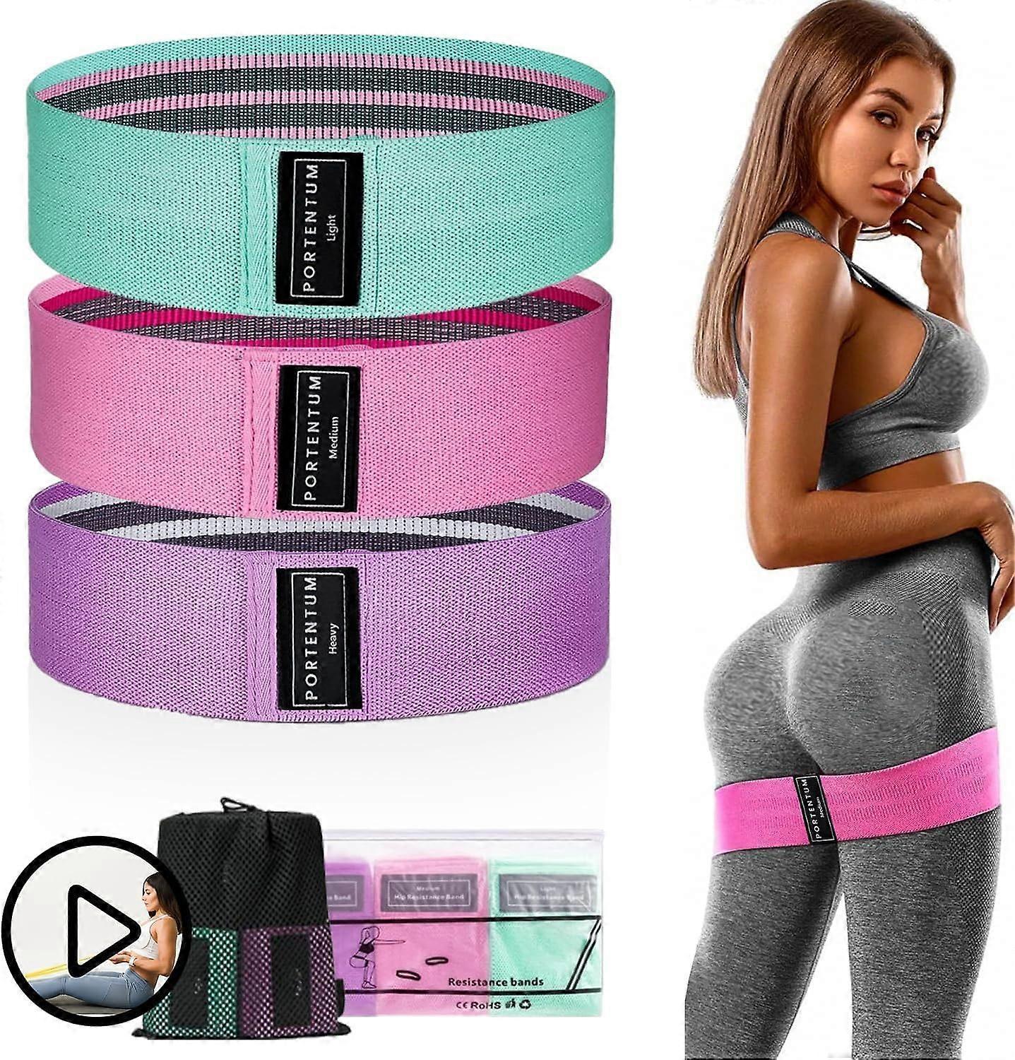 3 Resistance Bands Set for Leg Training & Support (3 Strength Levels) 3 Resistance Bands Set for Leg Training & Support (3 Strength Levels)