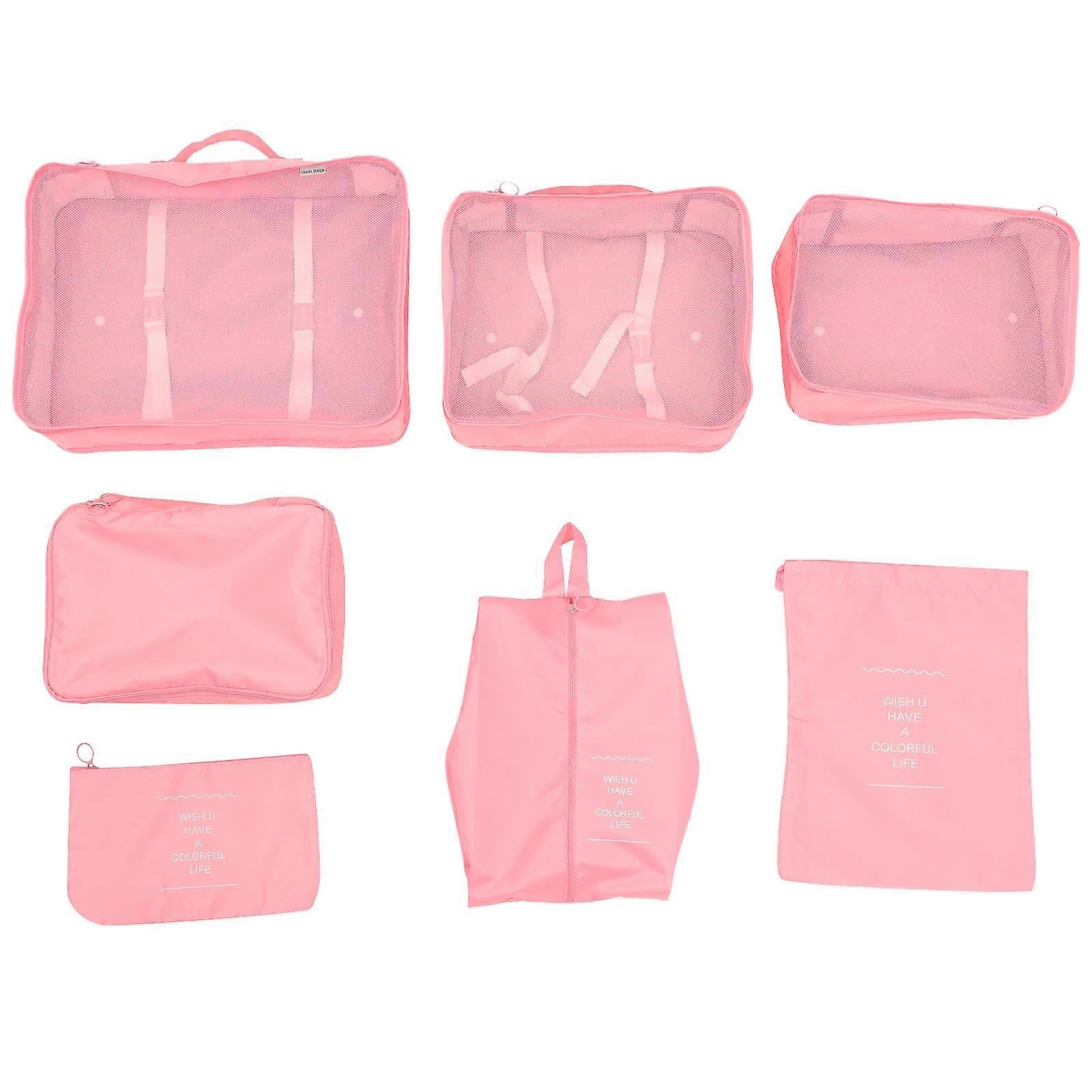 7pcs Packing Cubes Set Travel Organizer Bags for Luggage & Accessories 7pcs Packing Cubes Set Travel Organizer Bags for Luggage & Accessories
