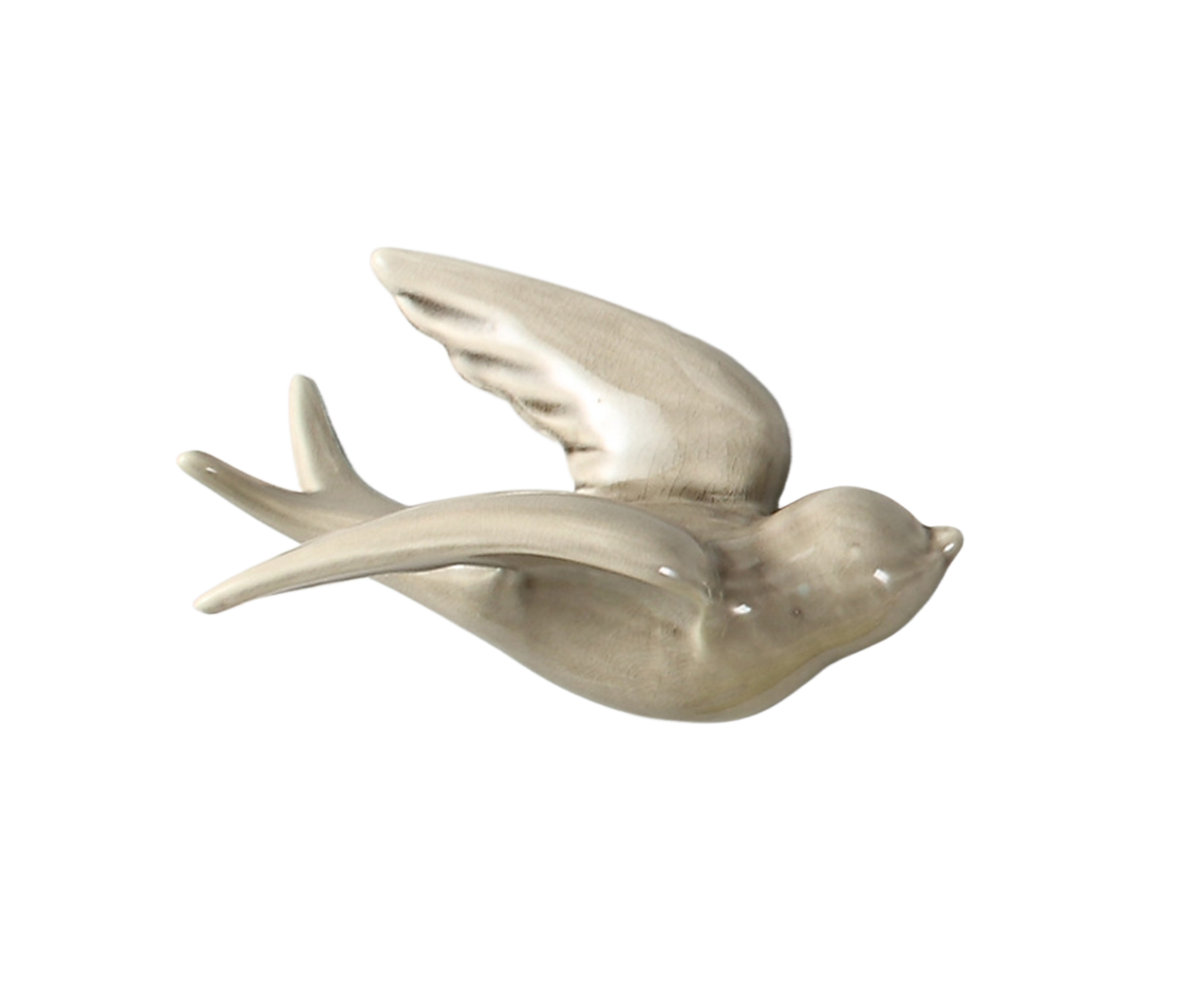 Attractive Hanging Pendant Widely Use Ceramic 3D Bird Shape Wall Crafts Ornaments for Home-Grey S Attractive Hanging Pendant Widely Use Ceramic 3D Bird Shape Wall Crafts Ornaments for Home-Grey S