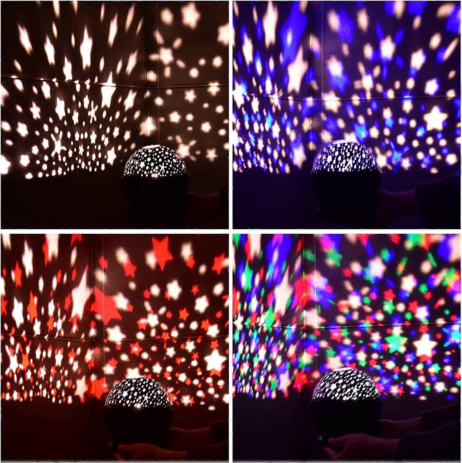 Star Projector Night Light - Babies Bedroom Ceiling Light Projector Lamp