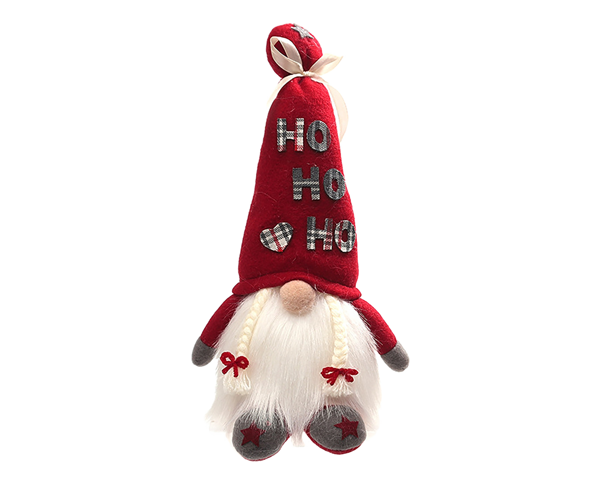 Creative Dwarf Shape LED Doll Decor Cute Exquisite Flannel Doll Display for Home-Red Creative Dwarf Shape LED Doll Decor Cute Exquisite Flannel Doll Display for Home-Red