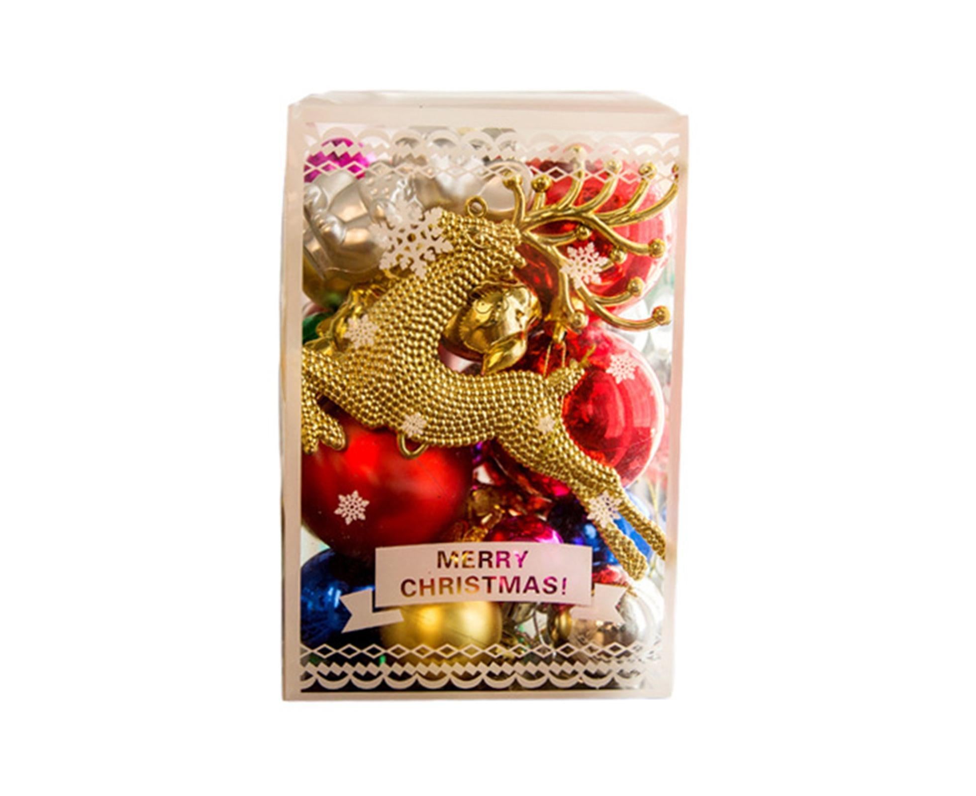 30Pcs Xmas Tree Balls Party Supplies-Multicolor 30Pcs Xmas Tree Balls Party Supplies-Multicolor