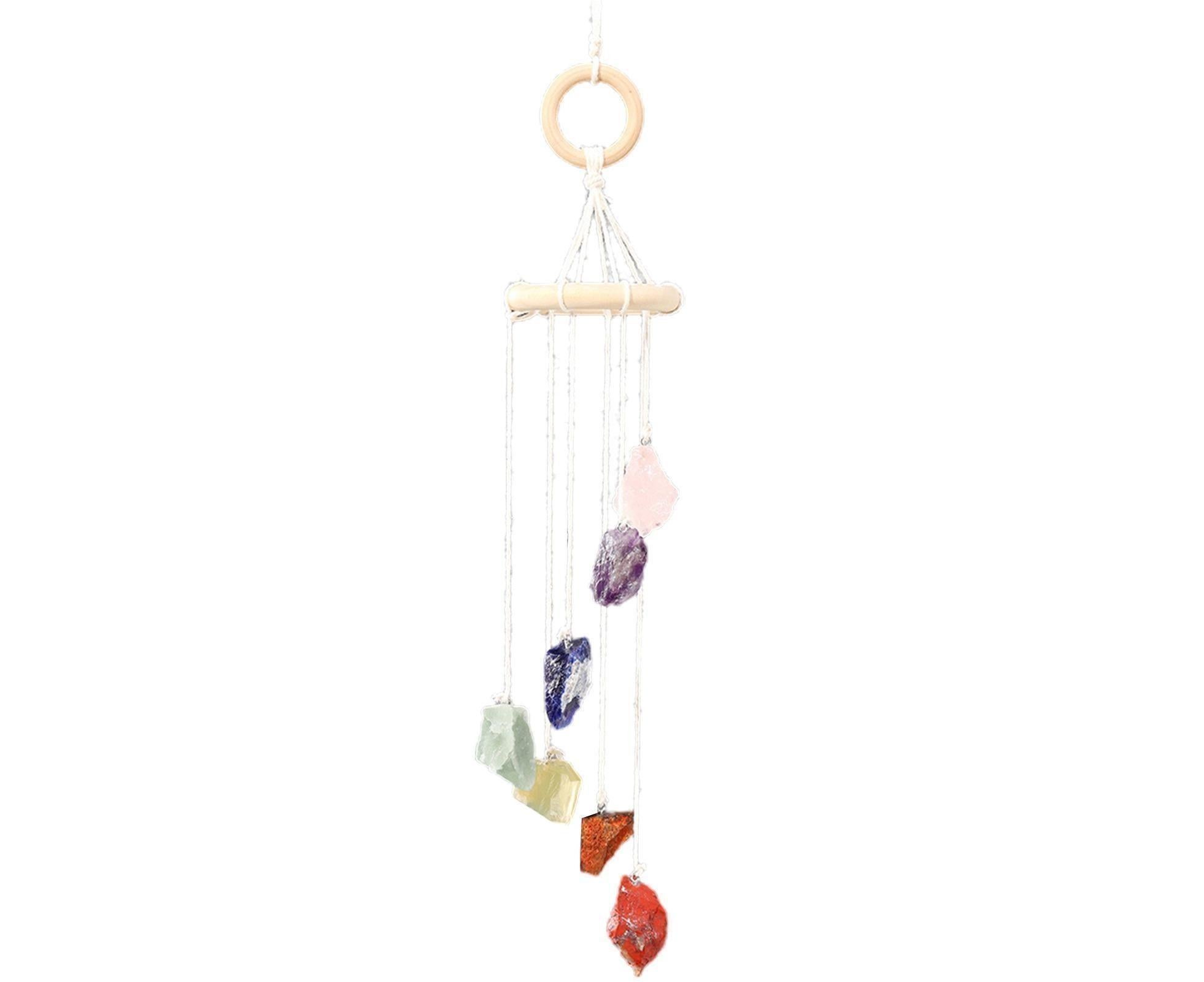 Faux Crystal Pendant Garden Decoration-Multicolor