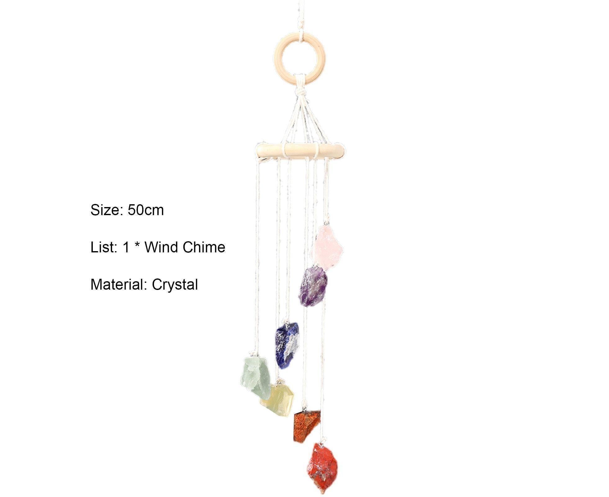Faux Crystal Pendant Garden Decoration-Multicolor