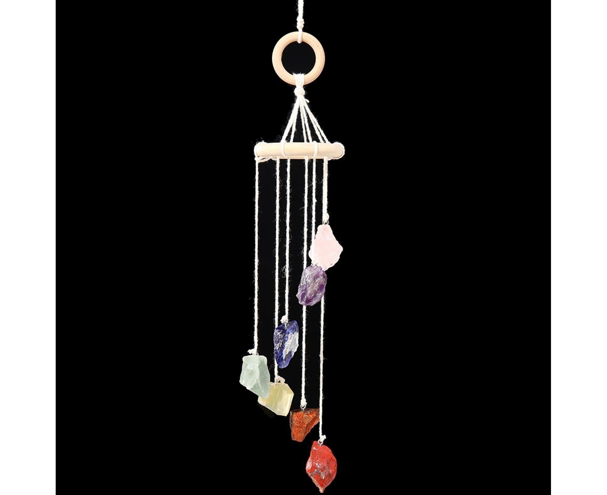Faux Crystal Pendant Garden Decoration-Multicolor