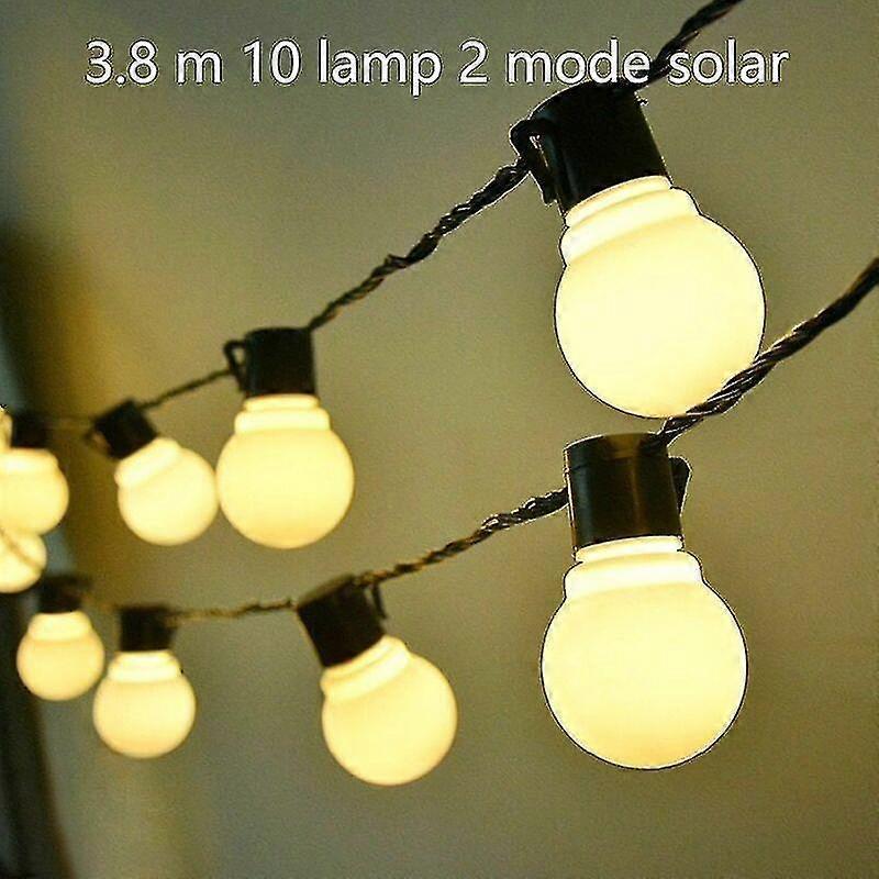 Solar Powered Patio LED String Lights