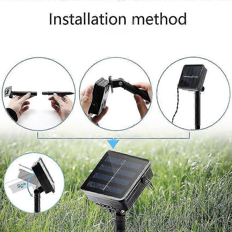 Solar Powered Patio LED String Lights