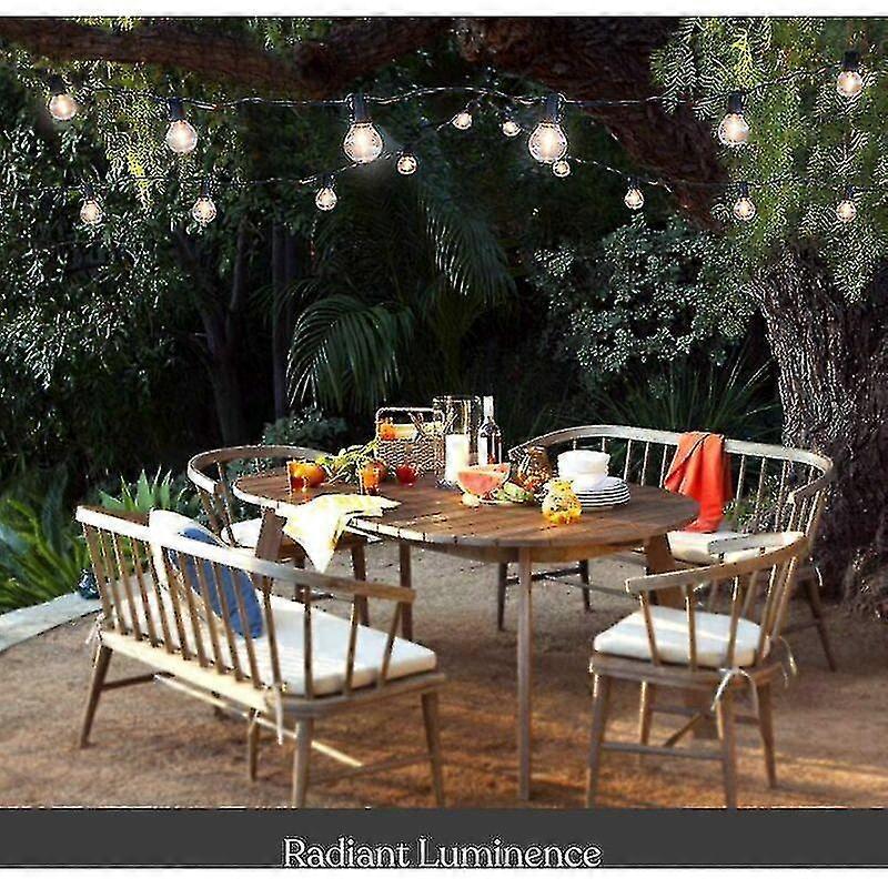 Solar Powered Patio LED String Lights