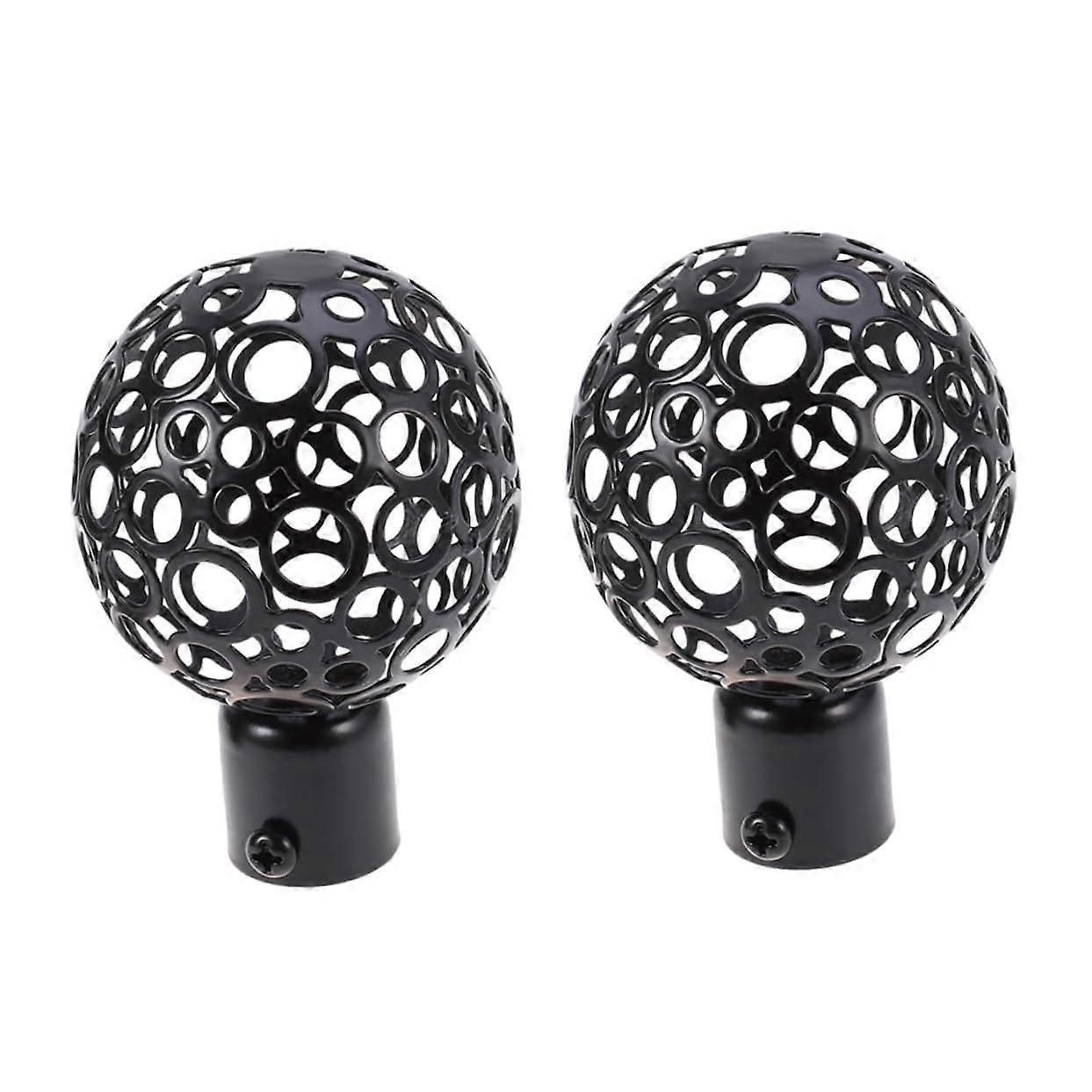2pcs Curtain Rod Ends