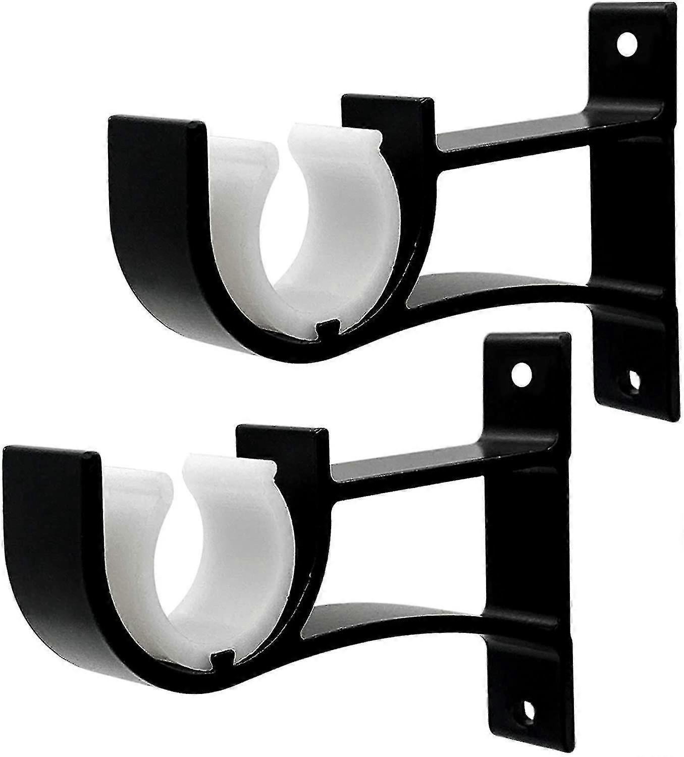 2pcs Small Curtain Rod Brackets 2pcs Small Curtain Rod Brackets
