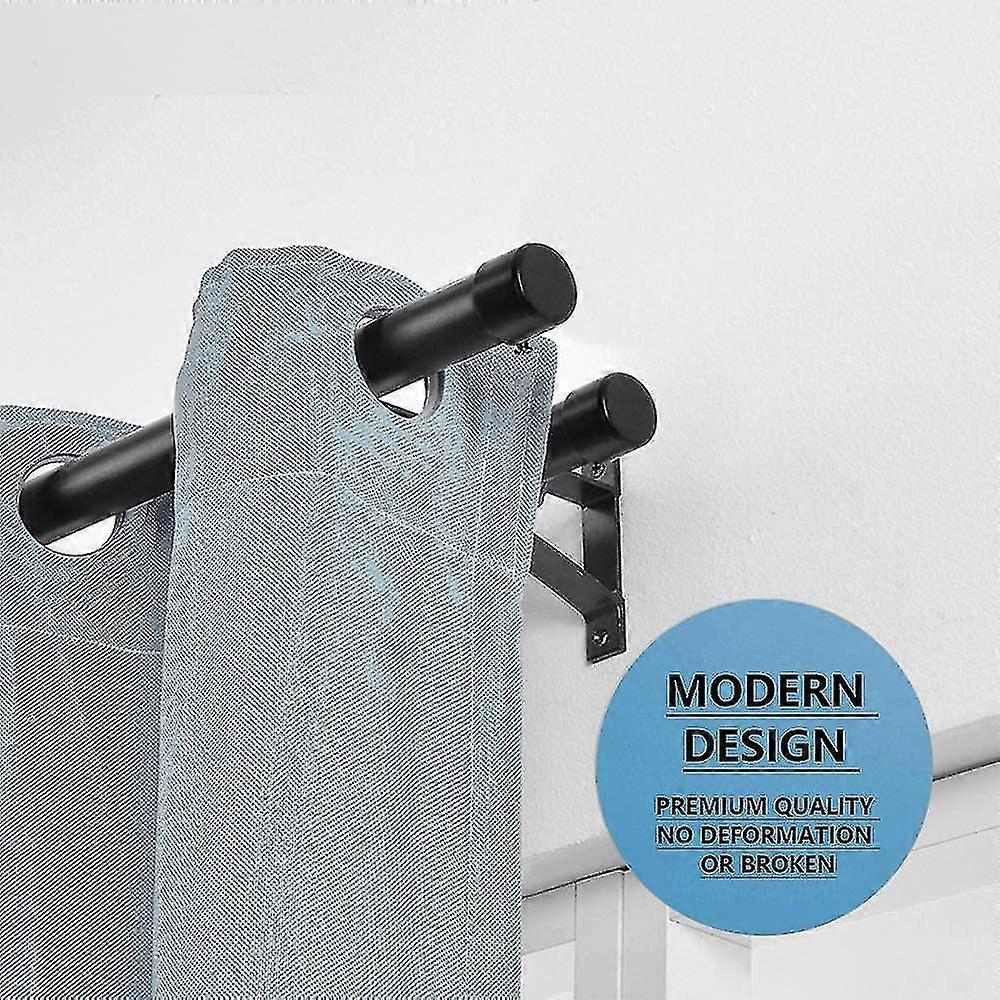 2pcs Small Curtain Rod Brackets