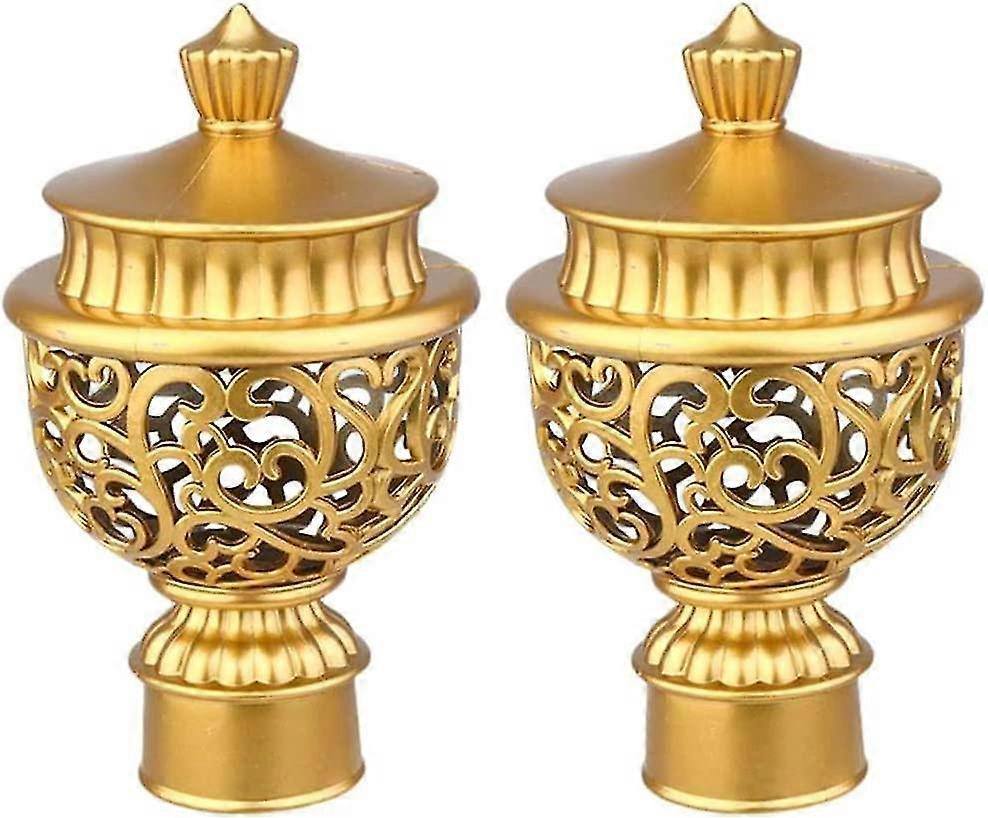 2pcs Curtain Rod Finials