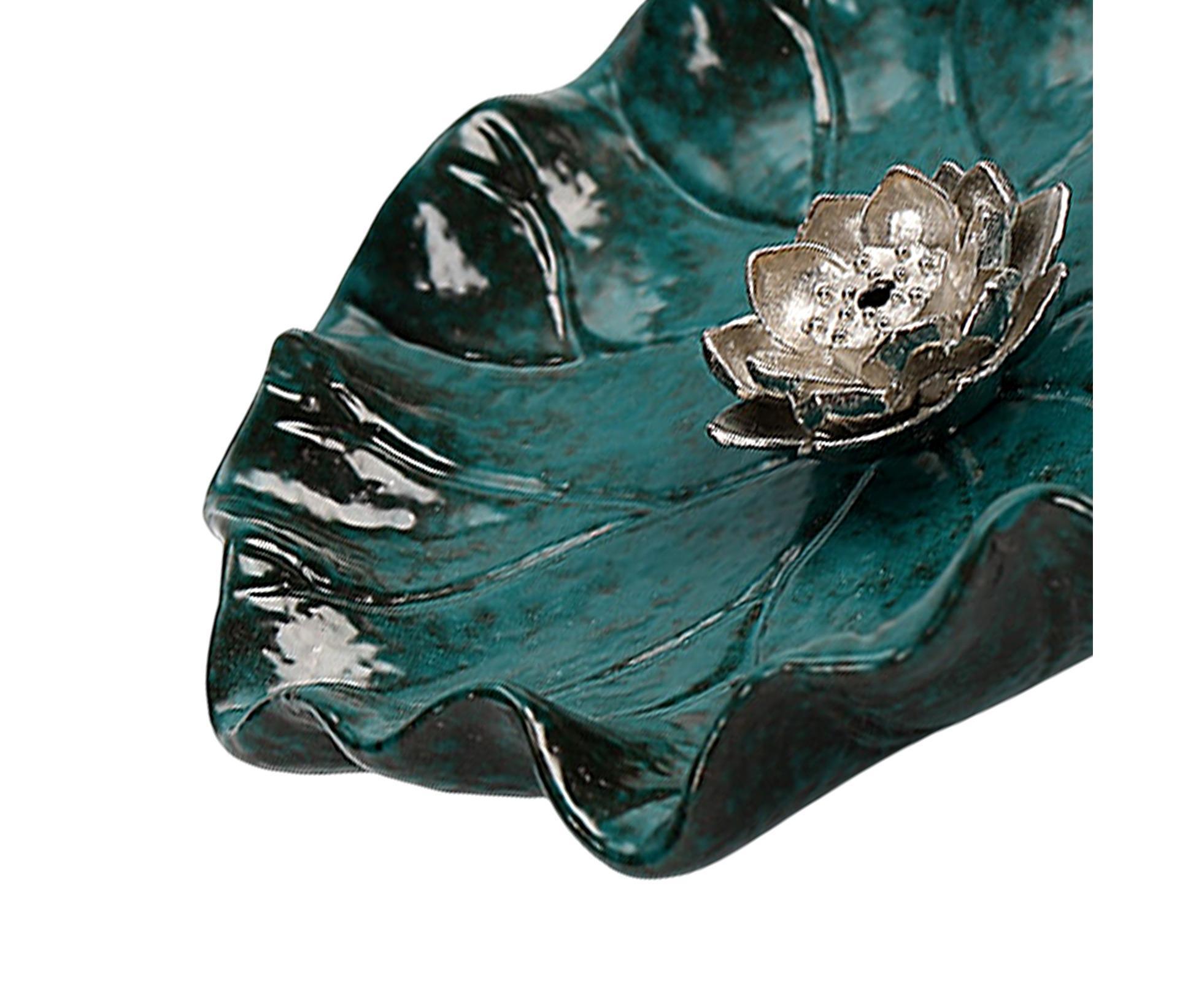 Lotus Leaf Mini Incense Holder for Teahouse-L