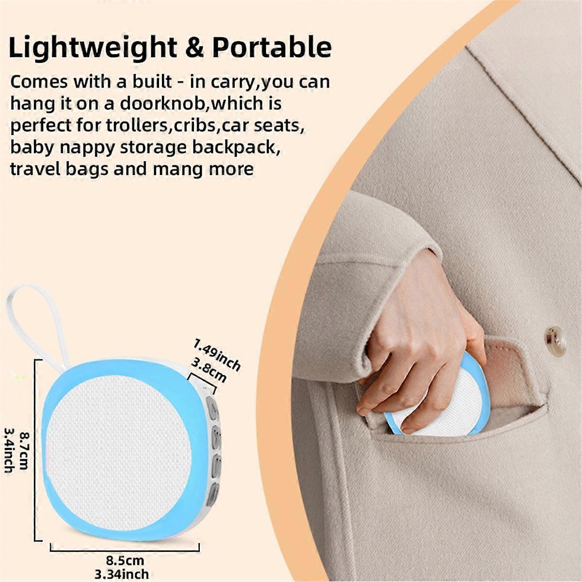 White Noise Machine with 14 Sounds and Night Light White