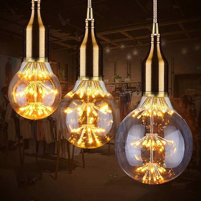 Vintage Edison Bulb RGB G95 Firework Decorative E27 3W