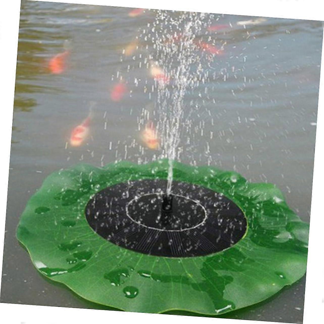 Floating Solar Fountain Water Spray Garden Pond Decor