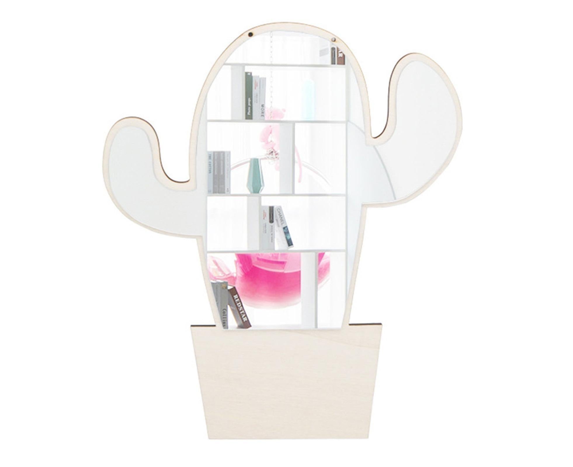 Wall Sticker Acrylic Mirror-Wooden Color