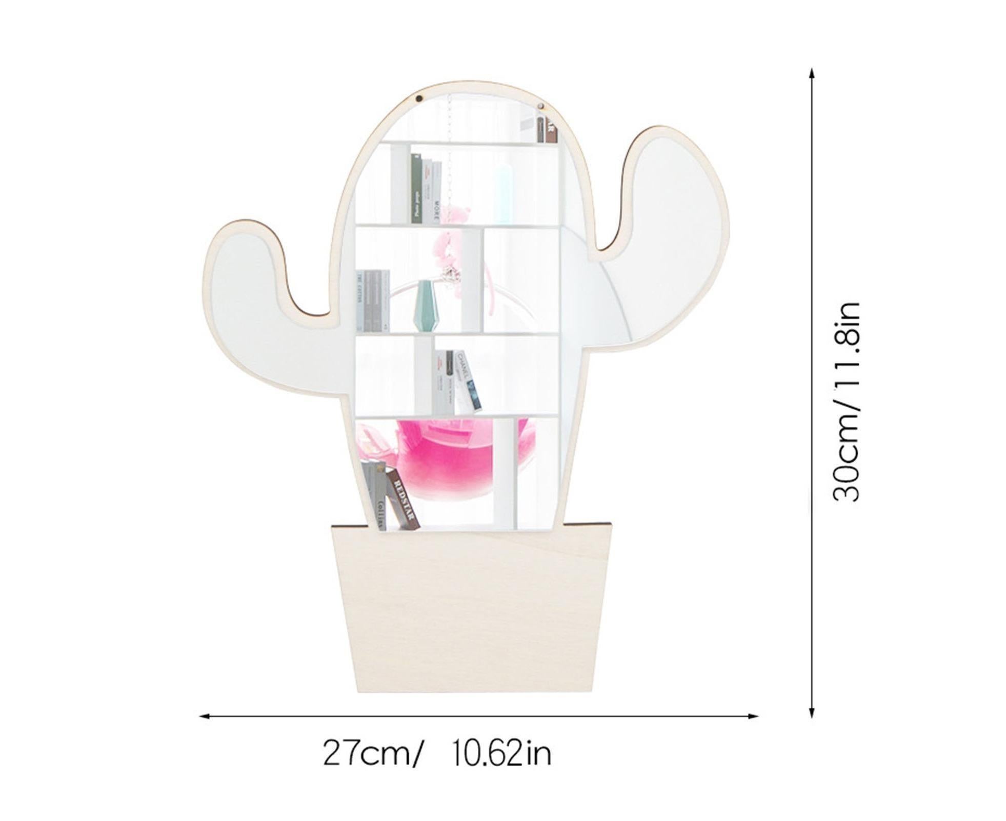 Wall Sticker Acrylic Mirror-Wooden Color