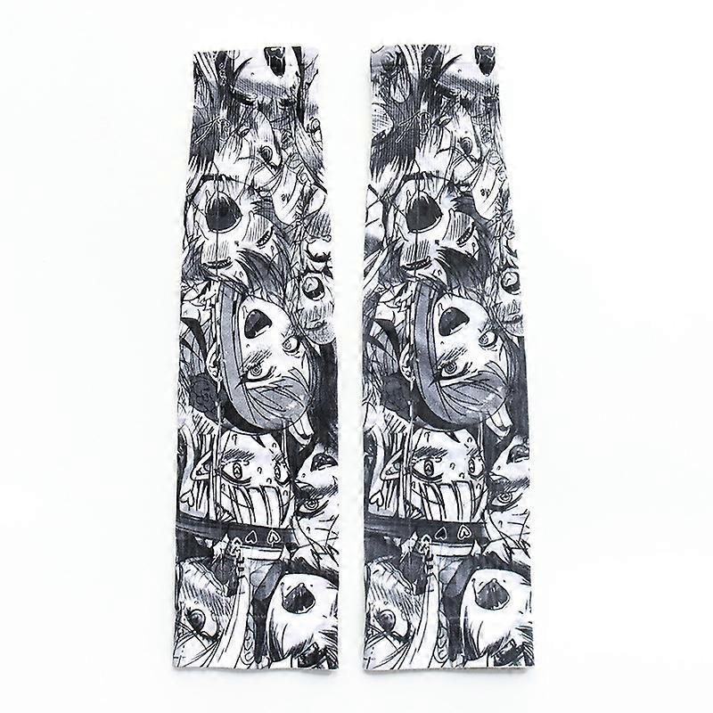 Cow Print Cooling Arm Sleeves UV Protection Long Arm Covers