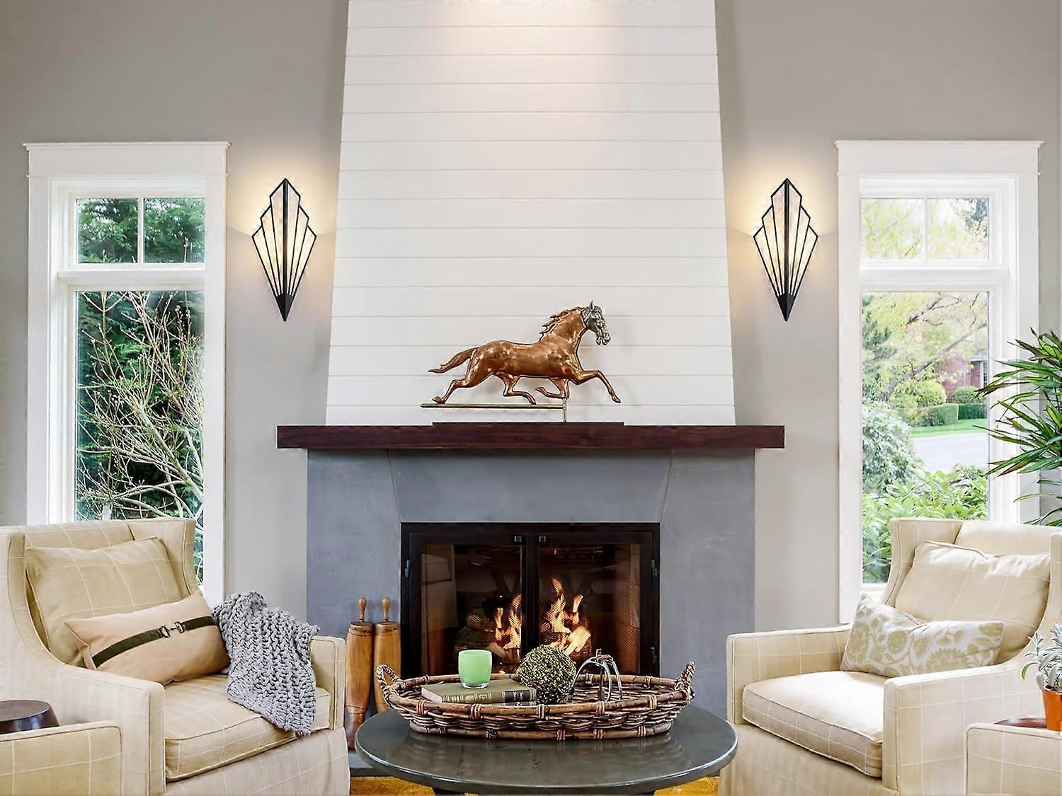 Battery Operated Wall Sconce Set of 2