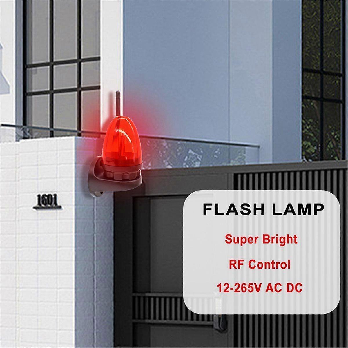 Outdoor LED Strobe Alarm Light 12V-265V