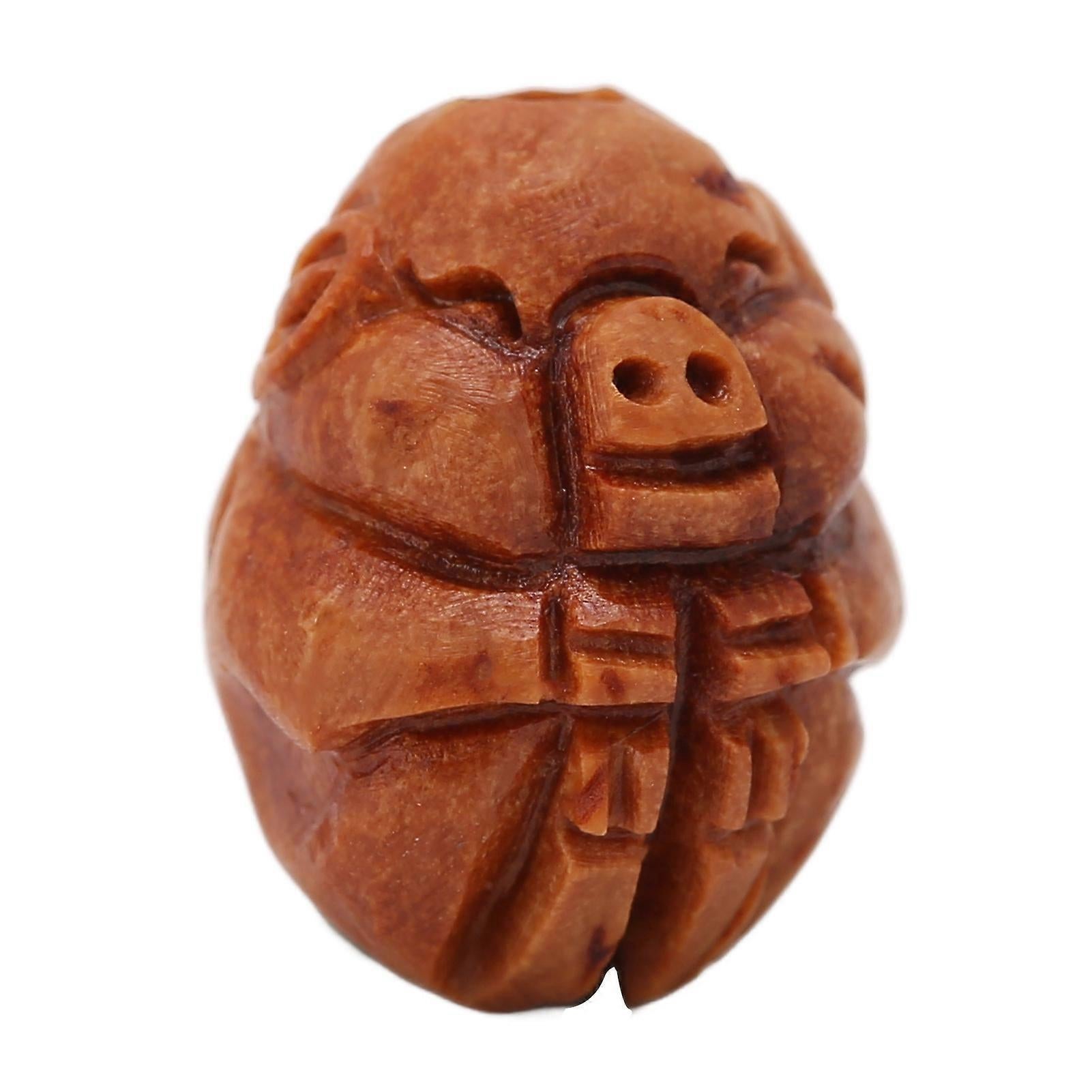 Wood Pig Hand Massager Ball