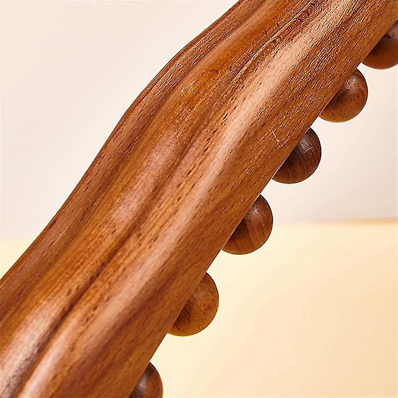 Wooden 20-Bead Guasha Scraping Stick