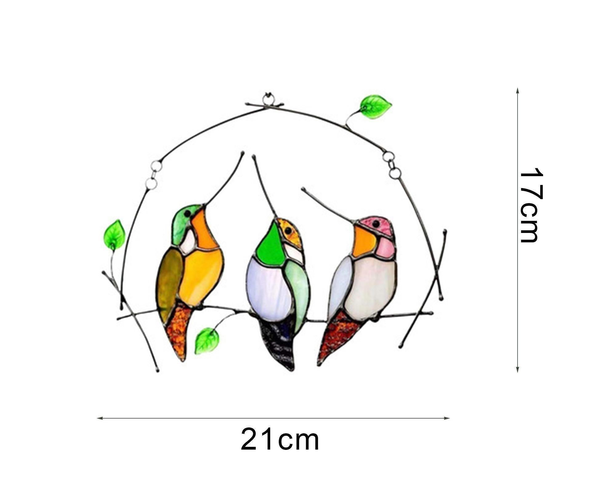 Pendant Multifunctional Attractive Acrylic Miniature Fake Bird Ornament for Home