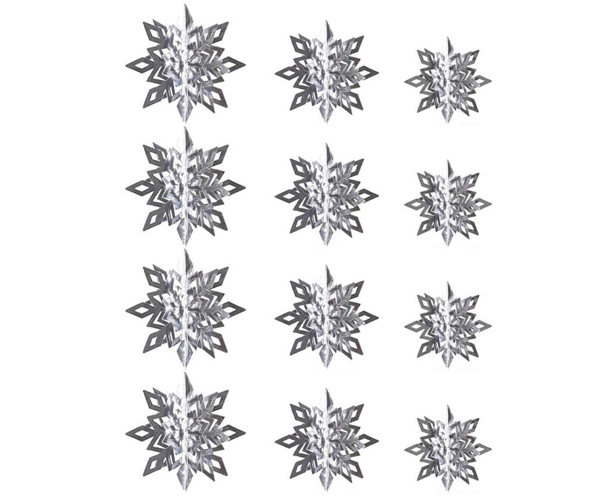 Snowflake Hanging Decor-Silver