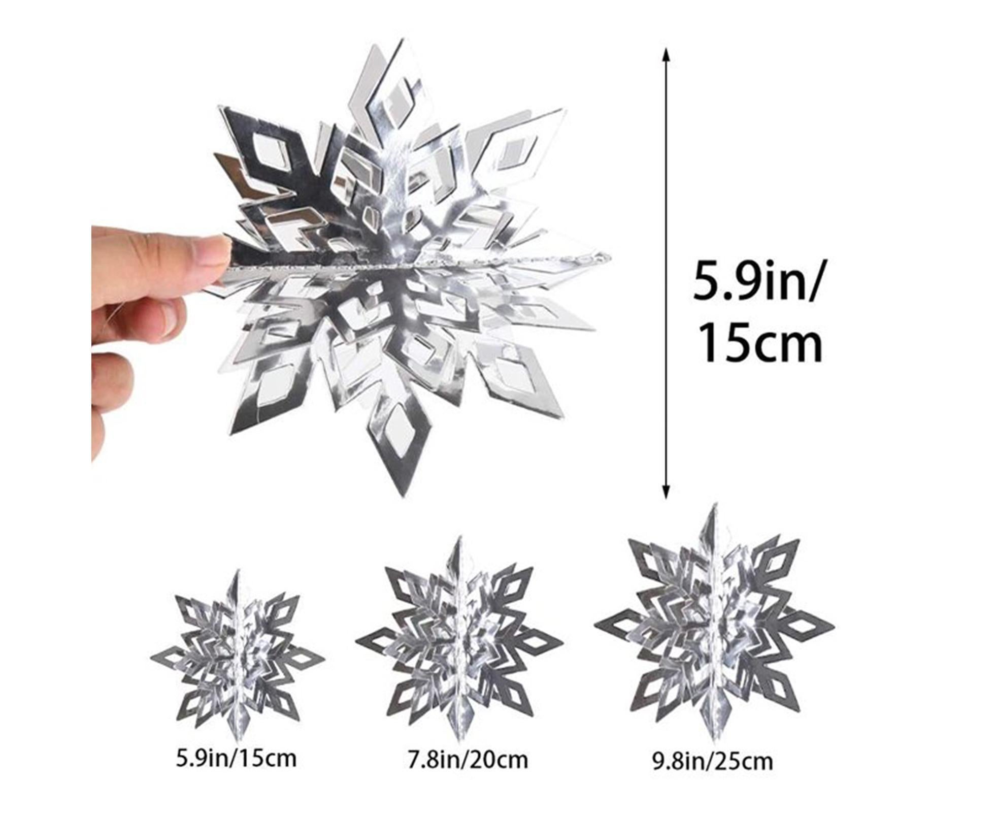 Snowflake Hanging Decor-Silver