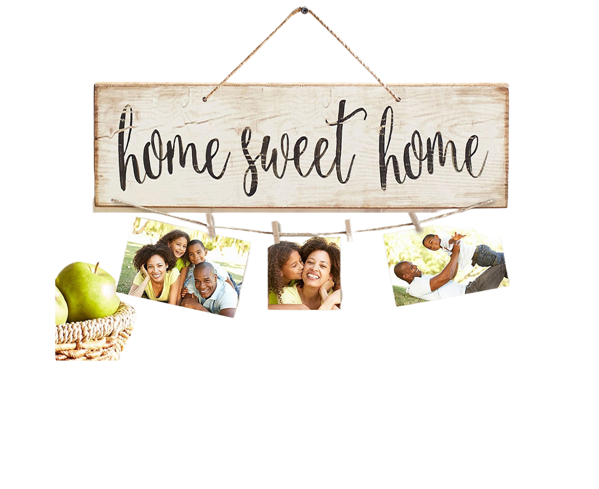 Vintage Sweet Home Letter Printed Wooden Wall Hanging Decor Photo Clip Ornament Vintage Sweet Home Letter Printed Wooden Wall Hanging Decor Photo Clip Ornament