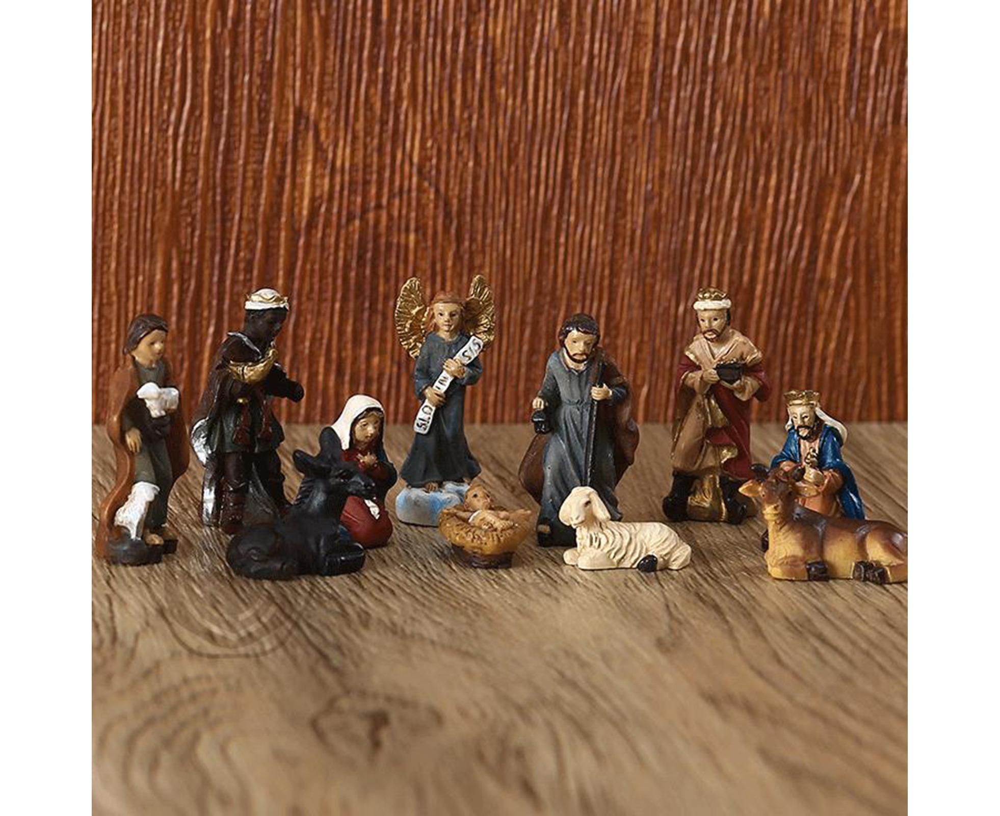 Jesus Figurine Set-Multicolor Jesus Figurine Set-Multicolor