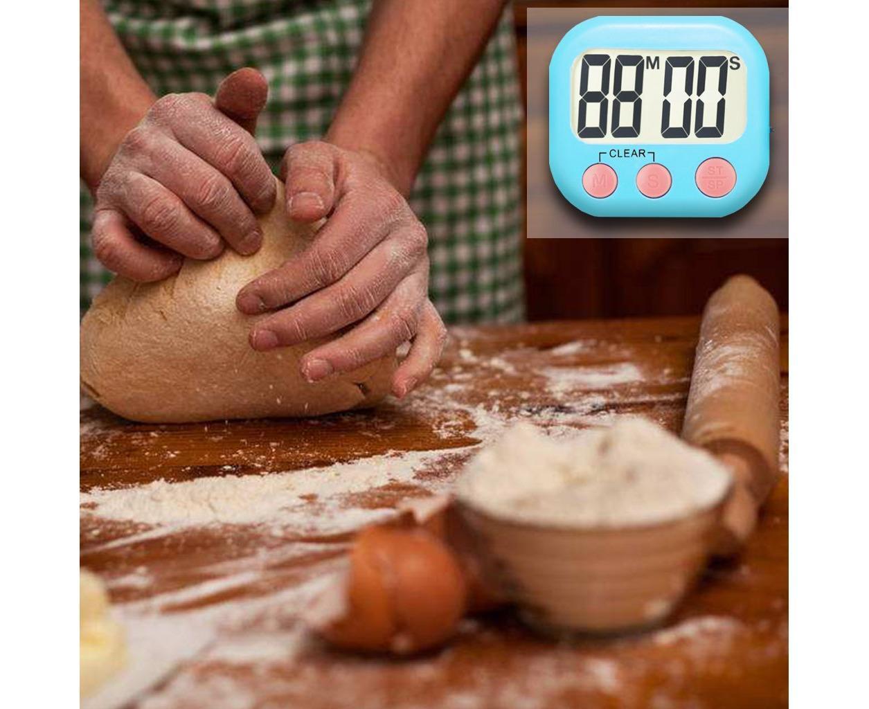 12 Pack Digital Kitchen Timer Strong grip Electronic Countdown Timer Small Loud Alarm