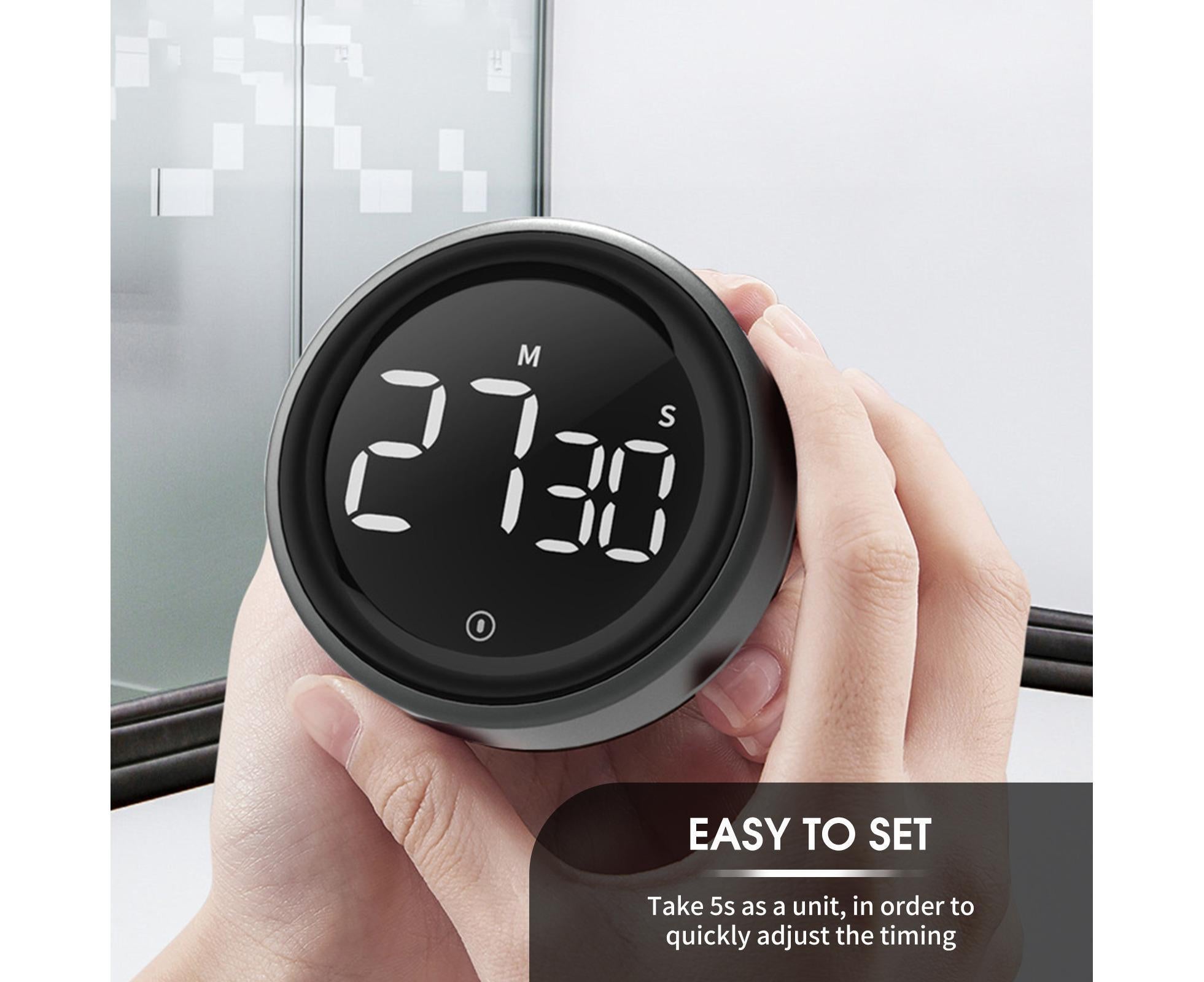 Kitchen Timer - Digital Countdown - Loud Alarm