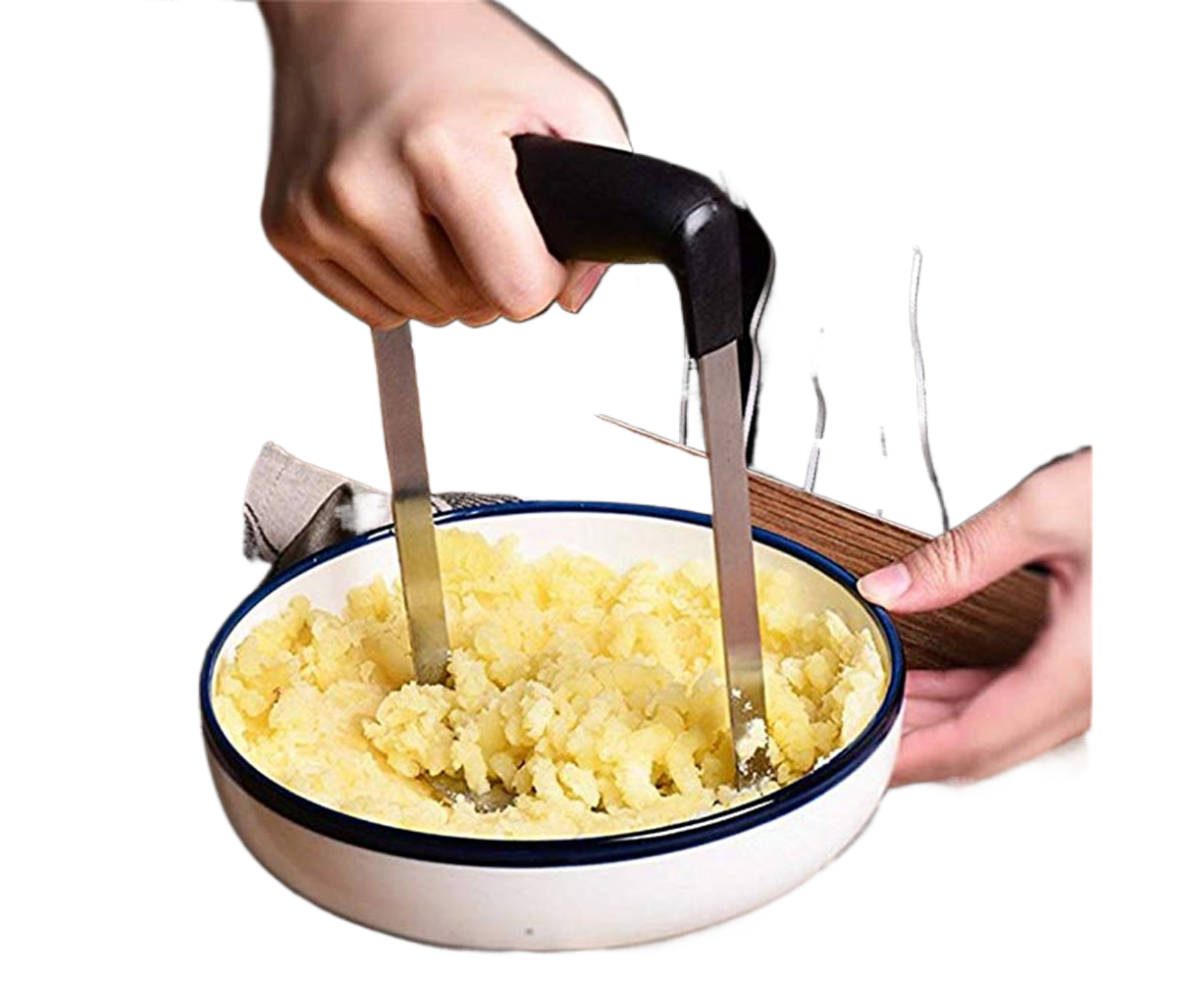 Stainless Steel Puree Potato Masher Kitchen Tool Vegetables Fruits Ricer Presser