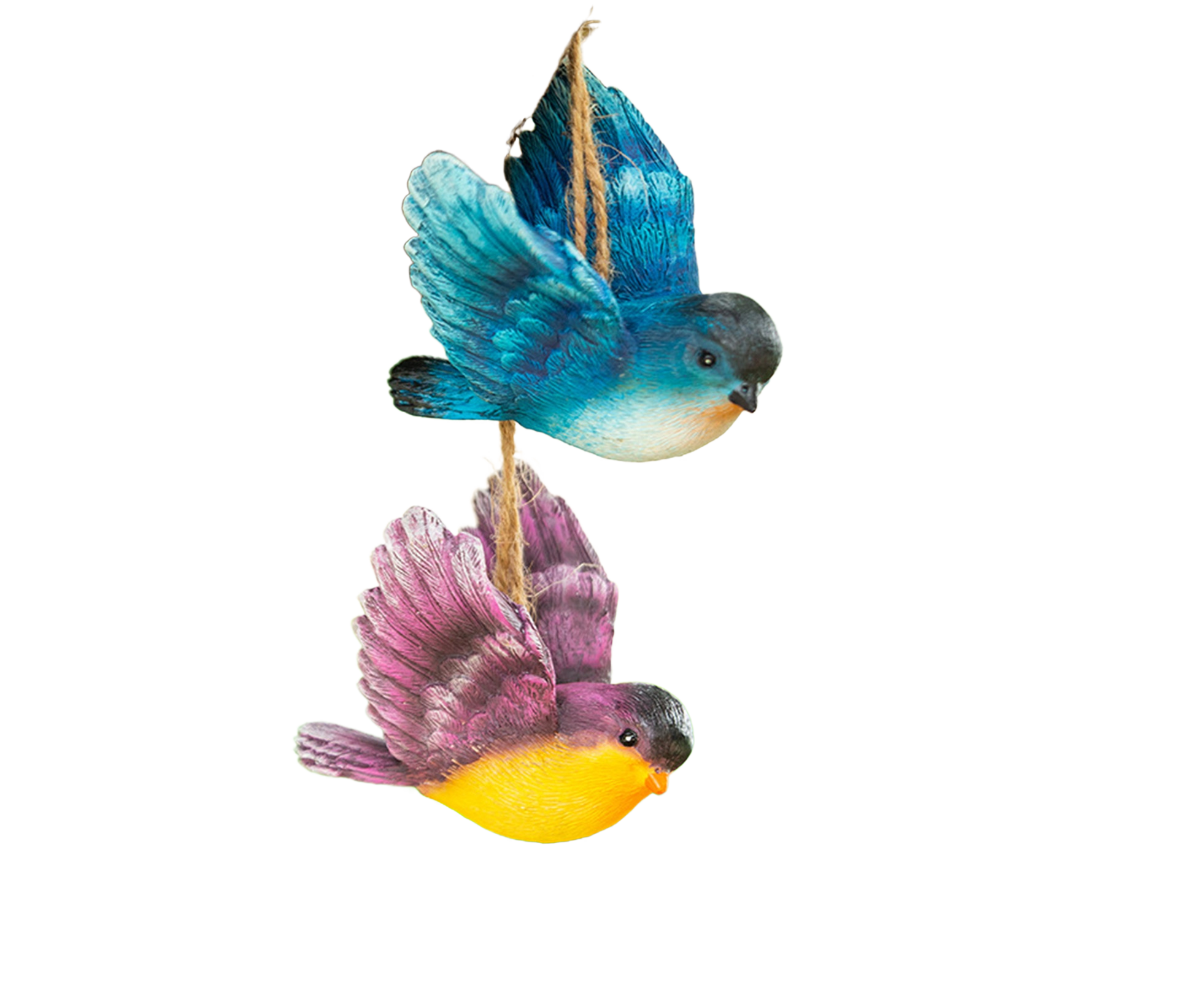 1 Set Decorative Resin Birds Pendant - Multicolor 1 Set Decorative Resin Birds Pendant - Multicolor