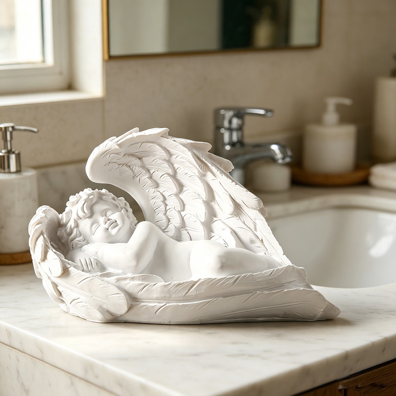 Lying Angel Wings Figurine Lying Angel Wings Figurine