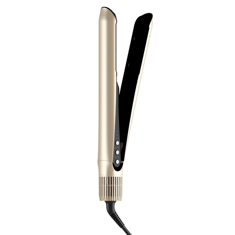 Advanced 3-in-1 Ionic Hair Straightener & Curler with 360° Airflow (EU Plug, 100-120V) - Portable High-Speed Professional Styler - Fast Heat Up & Cool Air Protection - Multi-functional Salon Tool for Travel