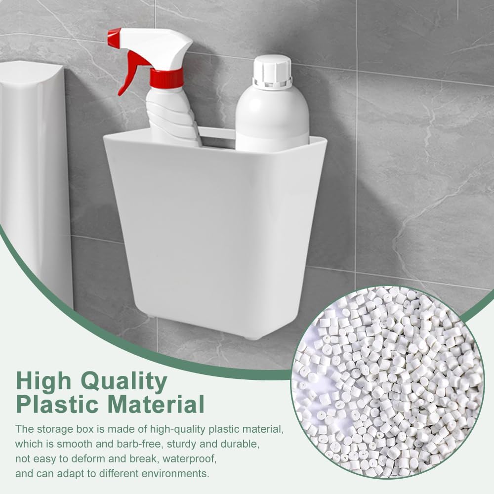CARLA HOME 4-Pack Self-Adhesive Wall Storage Box for Cabinet Doors