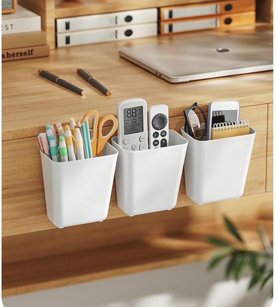 CARLA HOME 4-Pack Self-Adhesive Wall Storage Box for Cabinet Doors