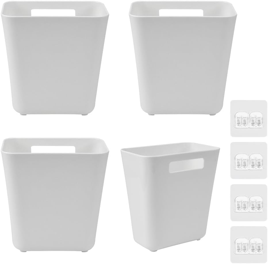 CARLA HOME 4-Pack Self-Adhesive Wall Storage Box for Cabinet Doors