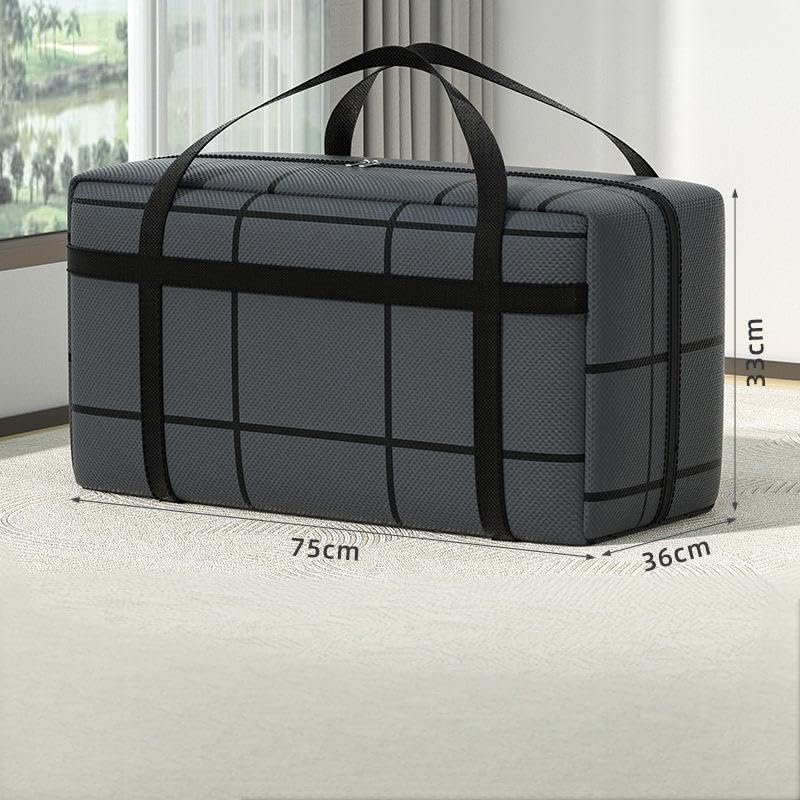 CARLA HOME 4-Pack 180L Extra Large Moving Storage Bags with Handles & Duty Zippered for Clothes